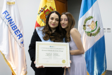 Ceremonia de entrega de diplomas Guatemala. 